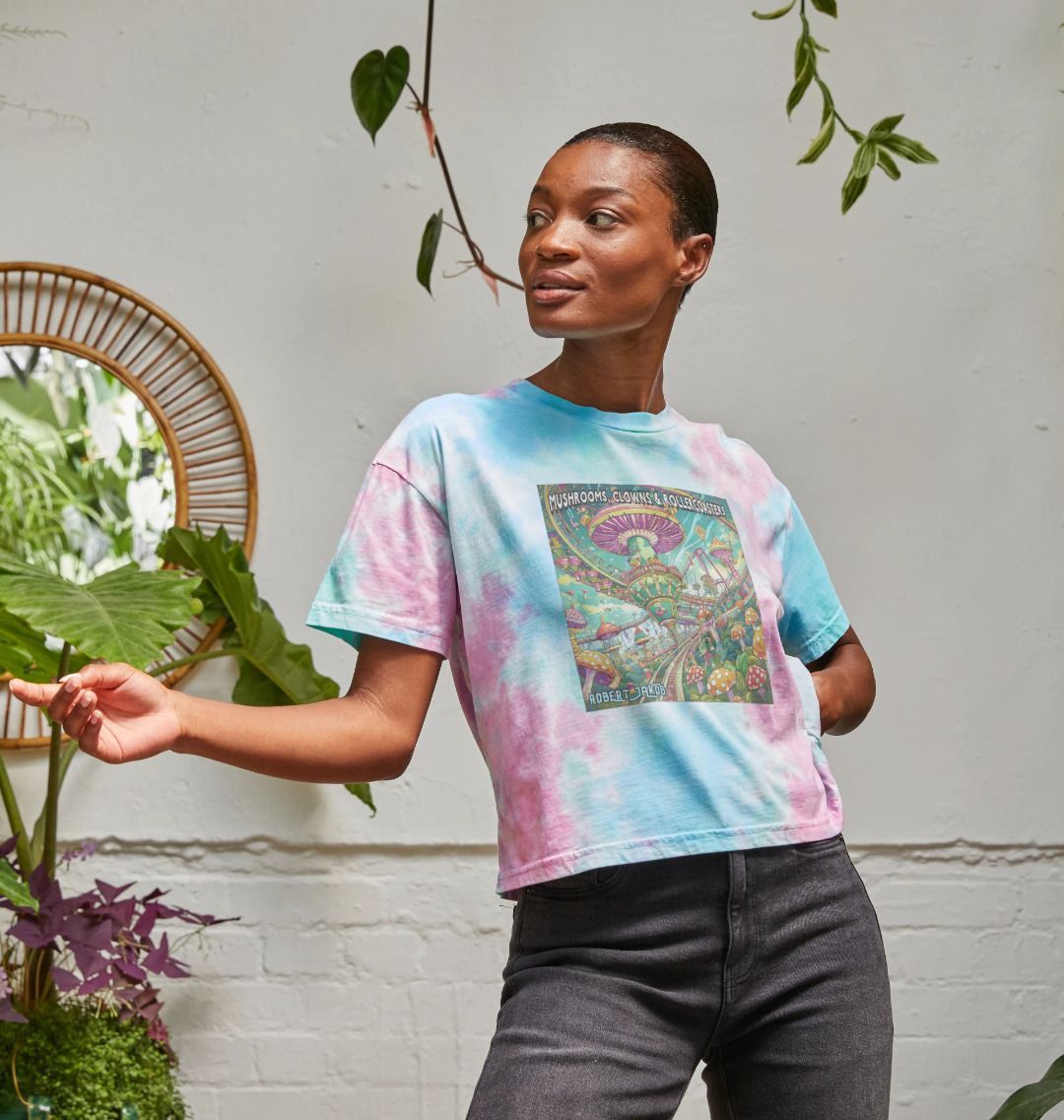 Women's T-Shirt - "Mushrooms, Clowns & Rollercoasters"