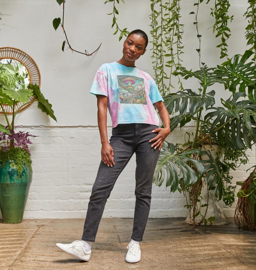 Women's T-Shirt - "Mushrooms, Clowns & Rollercoasters"